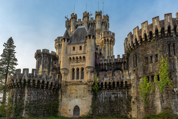Fototapeta na wymiar Castle of Butron, Basque Country, Spain