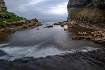 El Bolao Waterfall, Cantabria, Spain