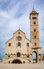 Fototapeta na wymiar A view of a cathedral in Trani, Puglia Italy