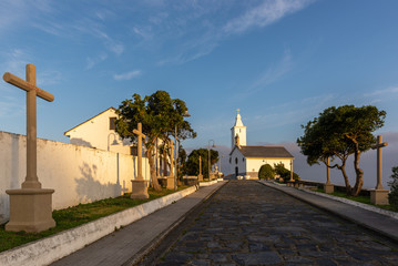 Chapel of the Watchtower (Ermita de la Atalaya) in Luarca, Asturias, Spain