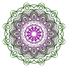 Oriental mandala. Vintage decorative elements. Vector illustration. It is super brilliant vector illustration