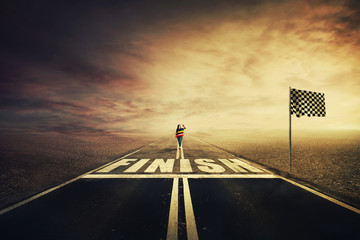 finish line