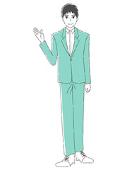 オフィスの人々