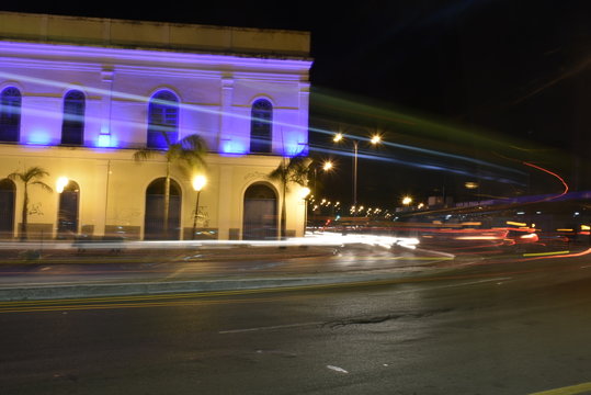 traffic at night