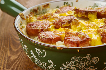 Jolean's  Potato  Smoked Sausage Casserole