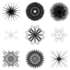 Geometry minimalistic artwork poster with simple shape and figure