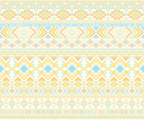 Tribal ethnic motifs geometric seamless background