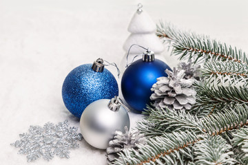 Fototapeta na wymiar Image with Christmas ornaments.