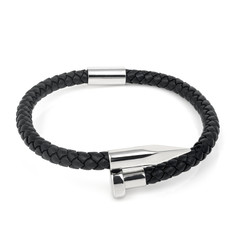 Fashion male bracelet isolated on white