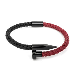 Fashion male bracelet isolated on white