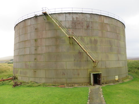 Oil Tank Scapa Flow Orkney