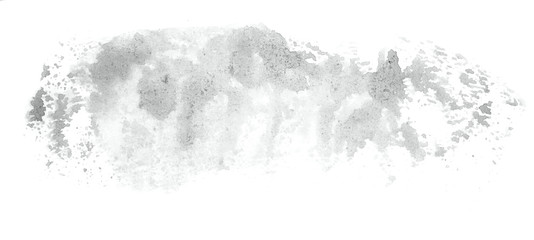 Abstract watercolor background hand-drawn on paper. Volumetric smoke elements. Neutral Gray color. For design, web, card, text, decoration, surfaces.