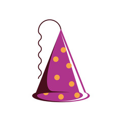 Fototapeta premium party hat decorative icon