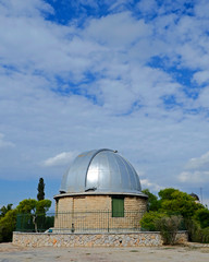 Athens Greece, the national observatory classical building dome