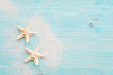 Starfishes and sea sand - 239550790