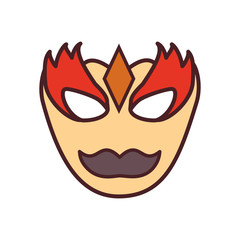 mask carnival celebration icon