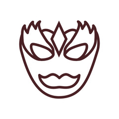 mask carnival celebration icon