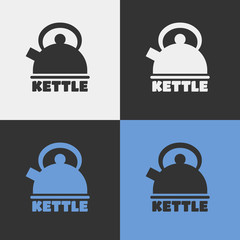 Vector kettle icon.
