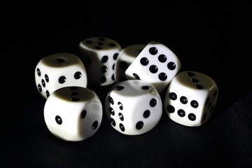 dice for playing a game and win or lose