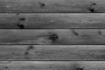 Black wooden table or planks fence background, texture