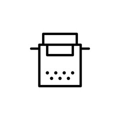 typewriter icon. Can be used for web, logo, mobile app, UI, UX