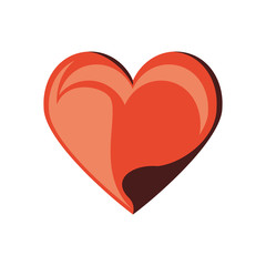 heart love isolated icon