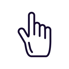 Obraz premium hand pointing with index finger