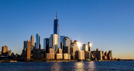 Obraz premium Skyline Downtown Manhattan New York City