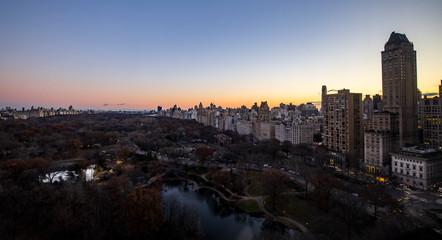 Fototapeta na wymiar Central park New York city