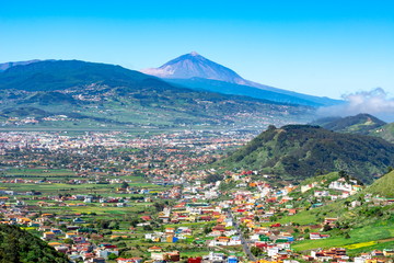 Teide volcano and Tenerife landscape, Canary islands, Spain