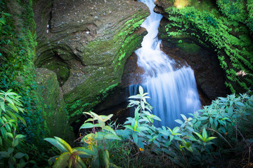 Popular place Davis fall waterfall from Pokhara nepal