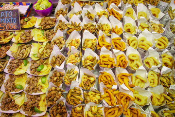 Caribbean food misto dish