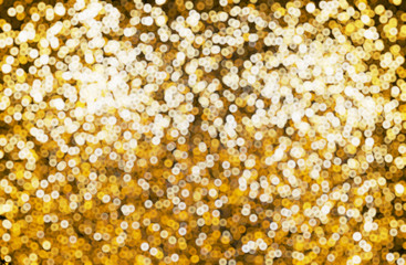 Gold abstract bokeh background