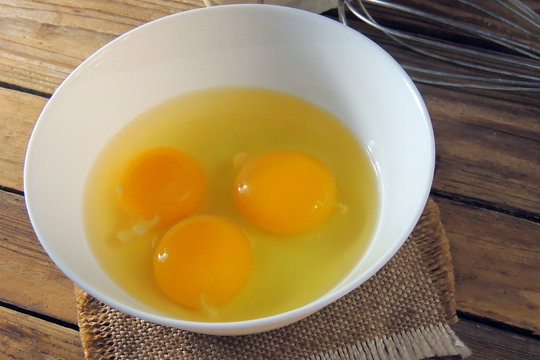 eggs and whisk