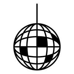 Disco ball isolated