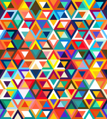 Seamless pattern of triangles. Pattern for your textiles and print design.
