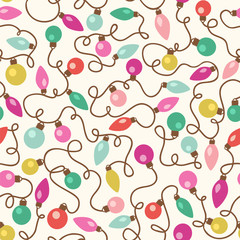 Seamless vector pattern with garlands.Great for wrapping paper, wallpaper, web page background, fabric, scrapbooking.