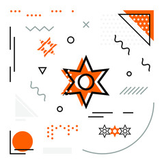 Sun Vector Background