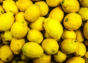 lemons in basket