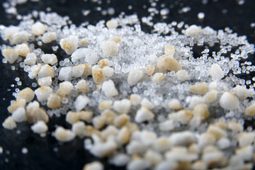 Salt with the macro lens 