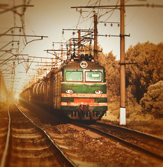 Fototapeta na wymiar freight train