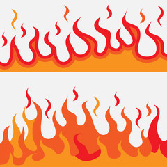 Flames of fire, fire stinografii logo, illustrations burning