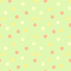 Abstract seamless pattern with dots