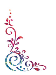 Design element (swirls)-15 color