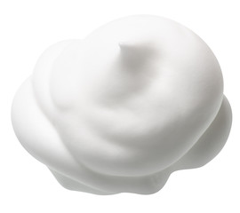 foam mousse for hair on white background isolation - obrazy, fototapety, plakaty