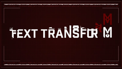 Text Transform Title