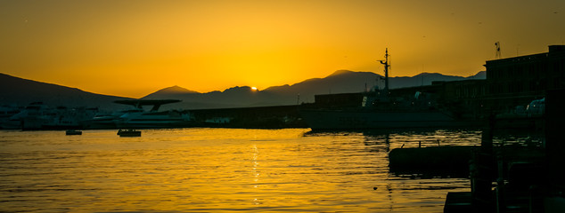 sunrise on amalfi coast