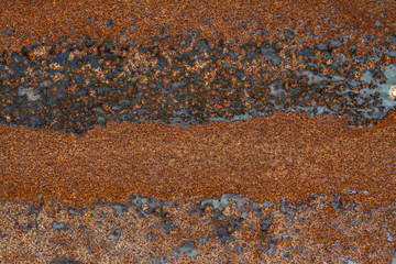 Rostiger Untergrund