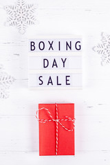 Boxing day sale seasonal promotion