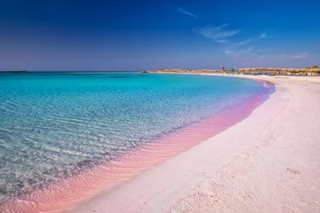 Cercles muraux  Plage d'Elafonissi, Crète, Grèce Elafonissi beach on Crete island with azure clear water, Greece, Europe